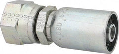 Eaton - 1-14 Thread Straight Hydraulic Hose Fitting - 1/2" Hose Diam - Eagle Tool & Supply