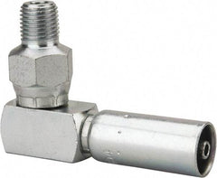 Eaton - 1/4-18 Thread Hydraulic Hose Elbow - 1/4" Hose Diam - Eagle Tool & Supply
