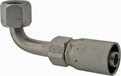 Eaton - 9/16-18 SAE Hydraulic Hose Elbow - 3/8" Hose Diam - Eagle Tool & Supply