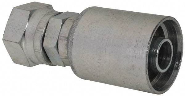 Eaton - 1 - 3/16-12 Thread Straight Hydraulic Hose Fitting - 3/4" Hose Diam - Eagle Tool & Supply