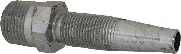 Eaton - 3/8-18 Thread Straight Hydraulic Hose Fitting - 3/8" Hose Diam - Eagle Tool & Supply