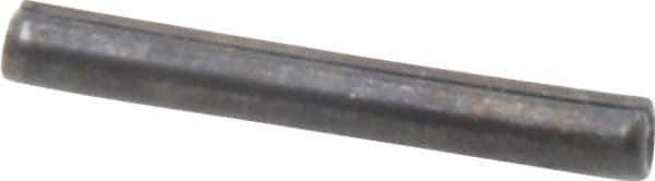 Made in USA - 3/32" Diam x 3/4" Long Slotted Spring Pin - Grade 1070-1090 Alloy Steel, Black Oxide Finish - Eagle Tool & Supply