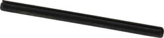 Made in USA - 3/32" Diam x 1-1/2" Long Slotted Spring Pin - Grade 1070-1090 Alloy Steel, Black Oxide Finish - Eagle Tool & Supply