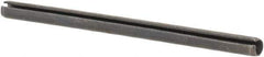 Made in USA - 1/16" Diam x 1" Long Slotted Spring Pin - Grade 1070-1090 Alloy Steel, Black Oxide Finish - Eagle Tool & Supply