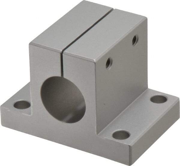 80/20 Inc. - 1-1/2 Inch Wide x 2-1/8 Inch High x 3 Inch Deep Double Horizontal Base - 1.004 Inch Hole x 0.328 Inch Bolt Hole Diameter - Eagle Tool & Supply