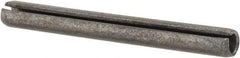 Made in USA - 3/16" Diam x 1-3/4" Long Slotted Spring Pin - Grade 1070-1090 Alloy Steel, Black Oxide Finish - Eagle Tool & Supply