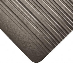 Wearwell - 60' Long x 3' Wide, Dry Environment, Anti-Fatigue Matting - Gray, Vinyl with Vinyl Sponge Base - Eagle Tool & Supply