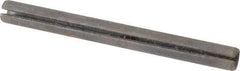 Made in USA - 1/4" Diam x 2-3/4" Long Slotted Spring Pin - Grade 1070-1090 Alloy Steel, Black Oxide Finish - Eagle Tool & Supply