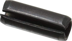 Made in USA - 5/16" Diam x 7/8" Long Slotted Spring Pin - Grade 1070-1090 Alloy Steel, Black Oxide Finish - Eagle Tool & Supply