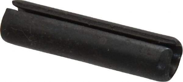 Made in USA - 5/16" Diam x 1-1/4" Long Slotted Spring Pin - Grade 1070-1090 Alloy Steel, Uncoated - Eagle Tool & Supply