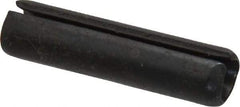 Made in USA - 5/16" Diam x 1-1/4" Long Slotted Spring Pin - Grade 1070-1090 Alloy Steel, Uncoated - Eagle Tool & Supply