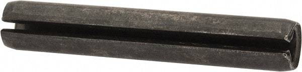 Made in USA - 5/16" Diam x 1-7/8" Long Slotted Spring Pin - Grade 1070-1090 Alloy Steel, Black Oxide Finish - Eagle Tool & Supply