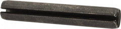 Made in USA - 5/16" Diam x 1-7/8" Long Slotted Spring Pin - Grade 1070-1090 Alloy Steel, Black Oxide Finish - Eagle Tool & Supply