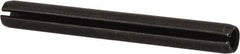 Made in USA - 5/16" Diam x 2-3/4" Long Slotted Spring Pin - Grade 1070-1090 Alloy Steel, Black Oxide Finish - Eagle Tool & Supply
