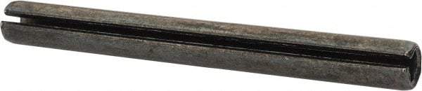 Made in USA - 5/16" Diam x 3" Long Slotted Spring Pin - Grade 1070-1090 Alloy Steel, Black Oxide Finish - Eagle Tool & Supply