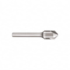 SGS - 1/8" Head Diam, 1/8" Shank Diam, 3 Flute 82° Solid Carbide Countersink - Eagle Tool & Supply