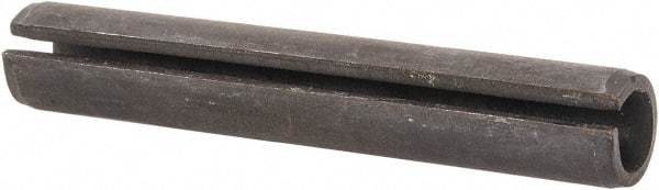 Made in USA - 7/16" Diam x 2-3/4" Long Slotted Spring Pin - Grade 1070-1090 Alloy Steel, Black Oxide Finish - Eagle Tool & Supply