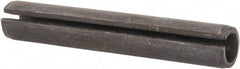 Made in USA - 7/16" Diam x 2-3/4" Long Slotted Spring Pin - Grade 1070-1090 Alloy Steel, Black Oxide Finish - Eagle Tool & Supply