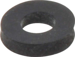Made in USA - #10 Screw, Grade 60 Neoprene Standard Flat Washer - 0.17" ID x 3/8" OD, 0.108" Thick, Plain Finish - Eagle Tool & Supply