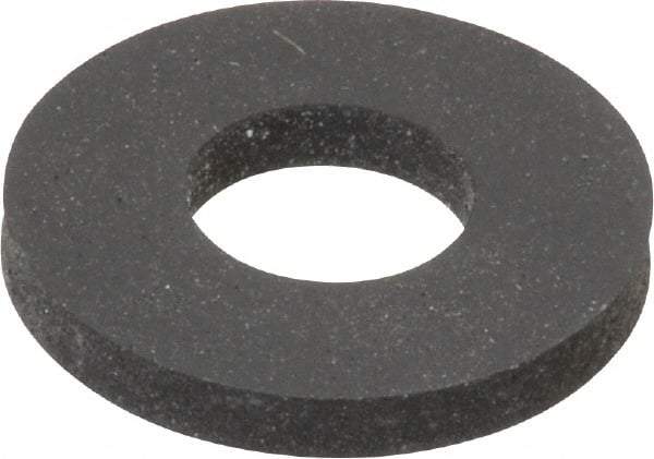 Made in USA - 3/8" Screw, Grade 60 Neoprene Standard Flat Washer - 0.355" ID x 0.813" OD, 0.108" Thick, Plain Finish - Eagle Tool & Supply