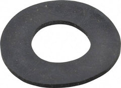 Made in USA - #1 Screw, Grade 60 Neoprene Standard Flat Washer - 0.99" ID x 2" OD, 0.108" Thick, Plain Finish - Eagle Tool & Supply