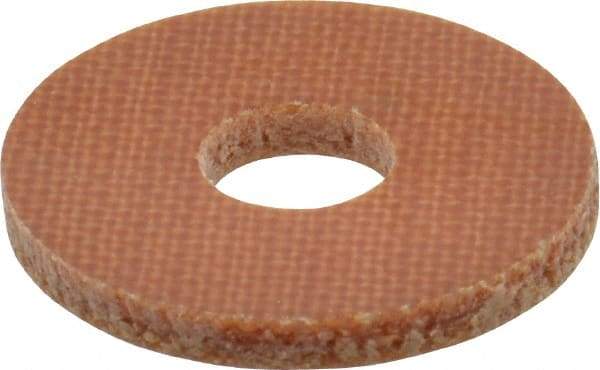 Made in USA - #10 Screw, Grade LE Phenolic Standard Flat Washer - 0.202" ID x 0.632" OD, 0.063" Thick, Plain Finish - Eagle Tool & Supply