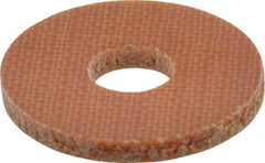 Made in USA - #10 Screw, Grade LE Phenolic Standard Flat Washer - 0.202" ID x 0.632" OD, 0.063" Thick, Plain Finish - Eagle Tool & Supply