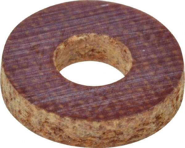Made in USA - #4 Screw, Grade LE Phenolic Standard Flat Washer - 1/8" ID x 0.312" OD, 0.063" Thick, Plain Finish - Eagle Tool & Supply