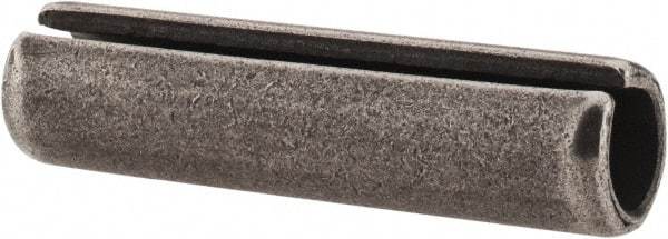 Made in USA - 1/2" Diam x 2" Long Slotted Spring Pin - Grade 1070-1090 Alloy Steel, Black Oxide Finish - Eagle Tool & Supply