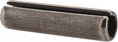 Made in USA - 1/2" Diam x 2" Long Slotted Spring Pin - Grade 1070-1090 Alloy Steel, Black Oxide Finish - Eagle Tool & Supply