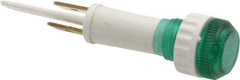 ACI - 24 V Green Lens Indicating Light - Round Lens, Blade Connector, 52.6" OAL x 13.5" Wide - Eagle Tool & Supply