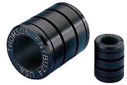 Thomson Industries - 1.255" ID, 5,100 Lb Static Load Capacity, Closed Linear Bearing - 2" OD - Eagle Tool & Supply