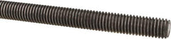 Made in USA - 1/2-13 UNC (Coarse), 3' Long, Low Carbon Steel Threaded Rod - Oil Finish Finish, Right Hand Thread - Eagle Tool & Supply