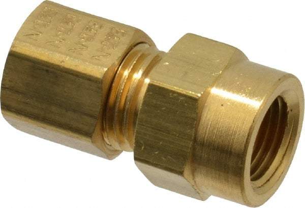 Eaton - 1/4" OD, Female Connector - Comp x FNPT Ends - Eagle Tool & Supply