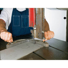 Lenox - 4 TPI, 7' 9-1/2" Long x 3/8" Wide x 0.032" Thick, Welded Band Saw Blade - Eagle Tool & Supply
