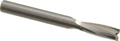 Onsrud - 1/4" Cutting Diam x 3/4" Length of Cut, 2 Flute, Upcut Spiral Router Bit - Uncoated, Right Hand Cut, Solid Carbide, 2-1/2" OAL x 1/4" Shank Diam, Double Edge, 11° Helix Angle - Eagle Tool & Supply