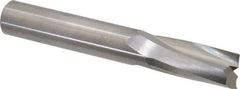 Onsrud - 1/2" Cutting Diam x 1-1/8" Length of Cut, 2 Flute, Upcut Spiral Router Bit - Uncoated, Right Hand Cut, Solid Carbide, 3-1/2" OAL x 1/2" Shank Diam, Double Edge, 11° Helix Angle - Eagle Tool & Supply