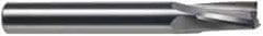 Onsrud - 3/4" Cutting Diam x 1-5/8" Length of Cut, 3 Flute, Upcut Spiral Router Bit - Uncoated, Right Hand Cut, Solid Carbide, 4" OAL x 3/4" Shank Diam, Three Edge, 10° Helix Angle - Eagle Tool & Supply