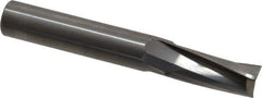 Onsrud - 1/2" Cutting Diam x 1-1/8" Length of Cut, 3 Flute, Upcut Spiral Router Bit - Uncoated, Right Hand Cut, Solid Carbide, 3-1/2" OAL x 1/2" Shank Diam, Three Edge, 10° Helix Angle - Eagle Tool & Supply