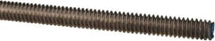 Made in USA - 1/4-20 UNC (Coarse), 3' Long, Stainless Steel Threaded Rod - Right Hand Thread - Eagle Tool & Supply