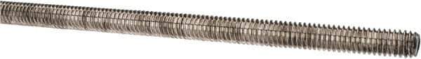 Made in USA - 5/16-18 UNC (Coarse), 3' Long, Stainless Steel Threaded Rod - Right Hand Thread - Eagle Tool & Supply