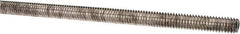 Made in USA - 5/16-18 UNC (Coarse), 3' Long, Stainless Steel Threaded Rod - Right Hand Thread - Eagle Tool & Supply