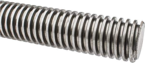 Keystone Threaded Products - 1-1/2-4 Acme, 3' Long, Low Carbon Steel General Purpose Acme Threaded Rod - Oil Finish Finish, Right Hand Thread, 2G Fit - Eagle Tool & Supply