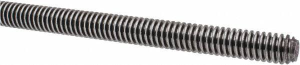 Keystone Threaded Products - 1/2-10 Acme, 6' Long, Low Carbon Steel General Purpose Acme Threaded Rod - Oil Finish Finish, Right Hand Thread, 2G Fit - Eagle Tool & Supply