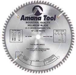 Amana Tool - 8" Diam, 5/8" Arbor Hole Diam, 64 Tooth Wet & Dry Cut Saw Blade - Carbide-Tipped, Crosscut & Cutoff Action, Standard Round Arbor - Eagle Tool & Supply