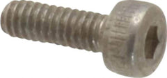 Value Collection - M2x0.40 Metric Coarse Hex Socket Drive, Socket Cap Screw - Grade 18-8 & Austenitic A2 Stainless Steel, Uncoated, Fully Threaded, 6mm Length Under Head - Eagle Tool & Supply
