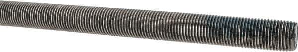 Made in USA - 1/2-20 UNF (Fine), 3' Long, Stainless Steel Threaded Rod - Right Hand Thread - Eagle Tool & Supply