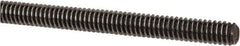 Value Collection - 1/4-20 UNC (Coarse), 3' Long, Alloy Steel Threaded Rod - Plain Finish, Right Hand Thread - Eagle Tool & Supply