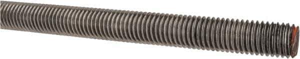 Value Collection - 5/8-11 UNC (Coarse), 3' Long, Alloy Steel Threaded Rod - Plain Finish, Right Hand Thread - Eagle Tool & Supply