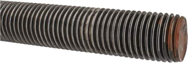 Value Collection - 1-1/4-7 UNC (Coarse), 3' Long, Alloy Steel Threaded Rod - Right Hand Thread - Eagle Tool & Supply